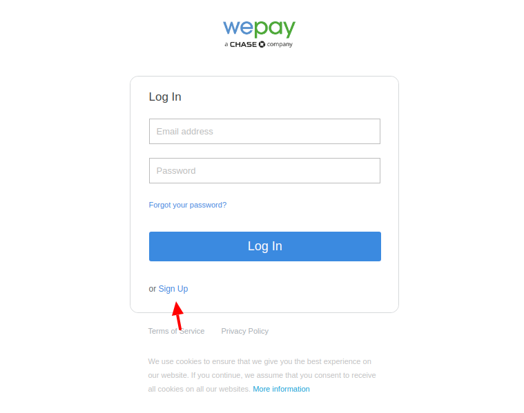 Wepay Log In