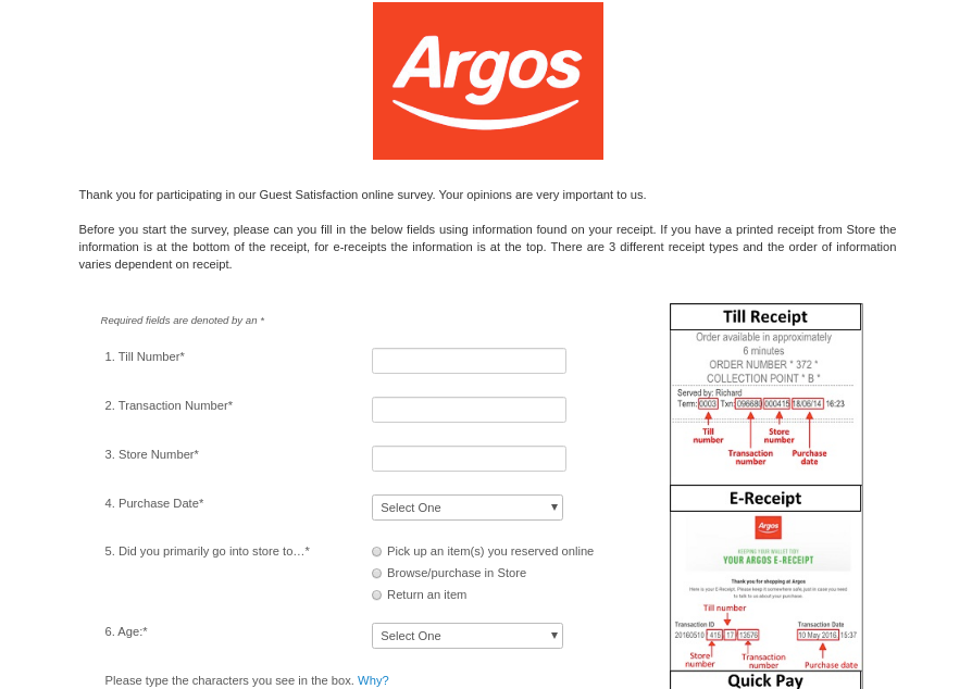 Argos Survey